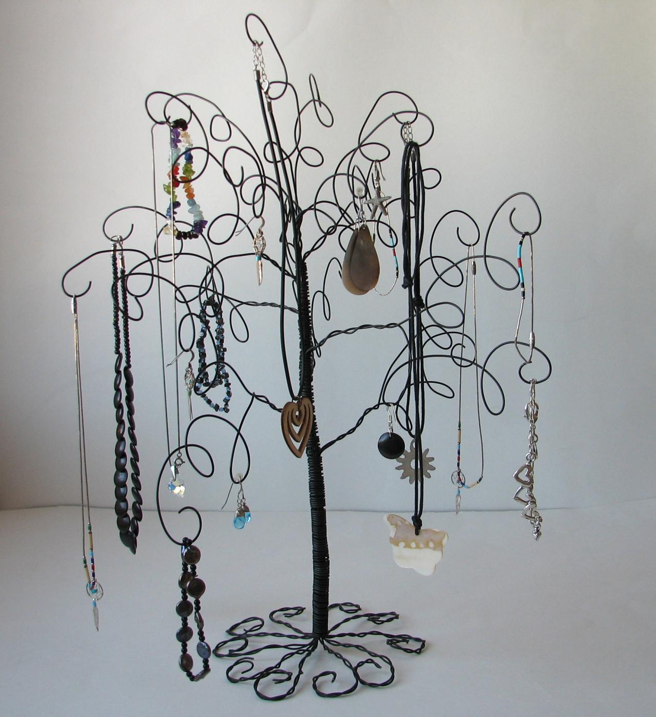 Wire Jewelry Tree Stand , Earring, Rings,bracelets, Organizer, Display