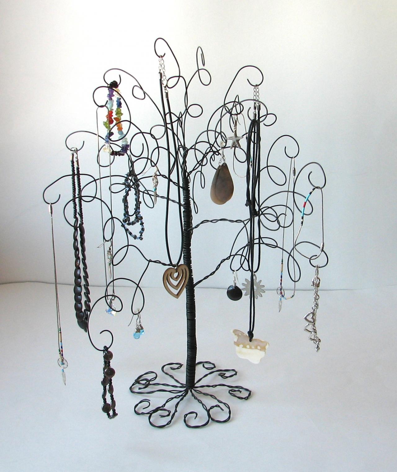 Wire Jewelry Tree Stand , Earring, Rings,bracelets, Organizer, Display