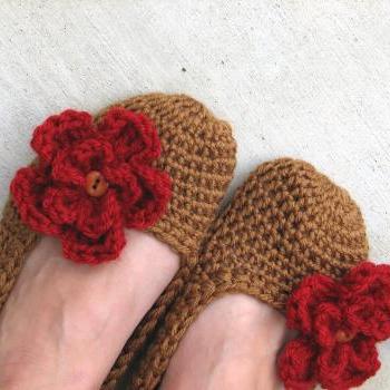 Crochet Women Slippers - Accessories, Adult Crochet Slippers, Home ...